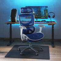 Chaise de Bureau Ergonomique Sakura white, dossier inclinable