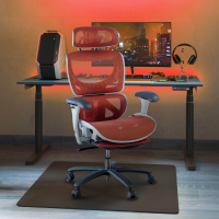 Chaise de Bureau Ergonomique Sakura white, dossier inclinable