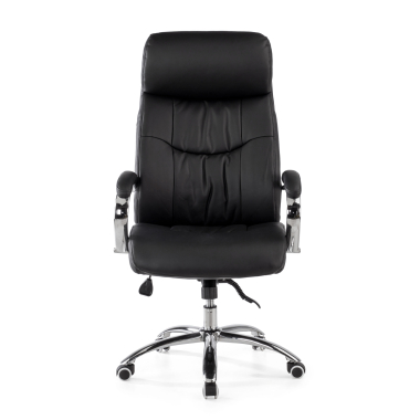 fauteuil de bureau noir everest simil cuir accoudoirs rembourres 3