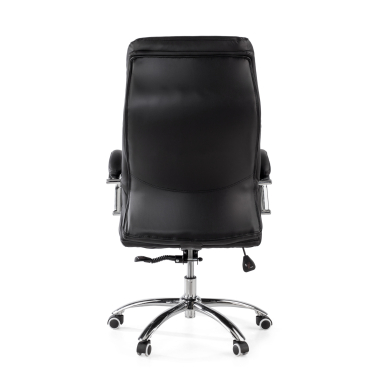 fauteuil de bureau noir everest simil cuir accoudoirs rembourres 7