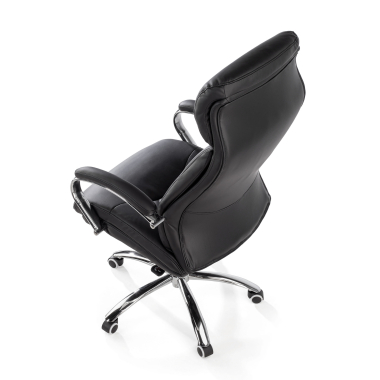 fauteuil de bureau noir everest simil cuir accoudoirs rembourres 8