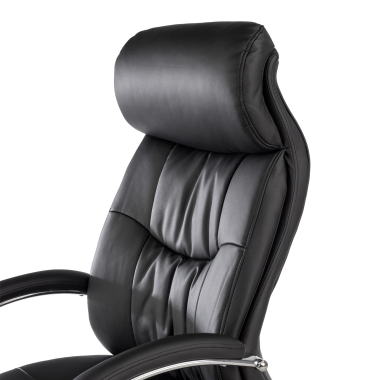 fauteuil de bureau noir everest simil cuir accoudoirs rembourres 5