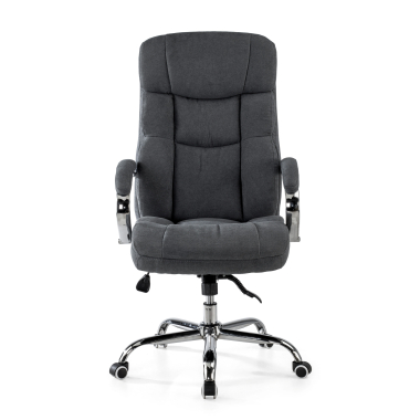 fauteuil de bureau noir harmony tissu accoudoirs rembourres 3