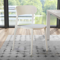 Chaise de Réunion Moon 4 pieds, empilable