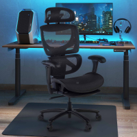 Chaise de Bureau Ergonomique Sakura black, dossier inclinable
