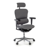 Chaise Ergohuman Ultra, assise et dossier rembourrés, structure noire