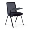 Chaise de conférence Dora avec tablette, dossier en maille, empilable