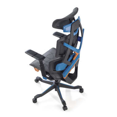 chaise gaming lilas dragonlord maille accoudoirs reglables 6d soutien lombaire appui tete 9