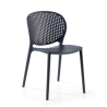 Chaise restauration pour extérieur Tango, en polypropylène renforcé