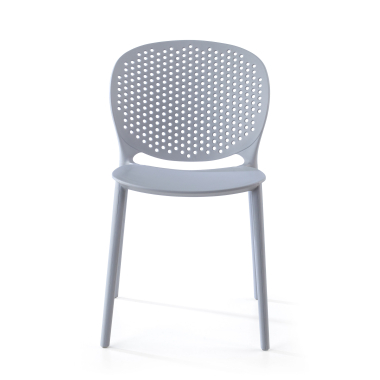 chaise de conference gris tango plastique sans accoudoirs 2