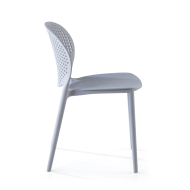 chaise de conference gris tango plastique sans accoudoirs 3