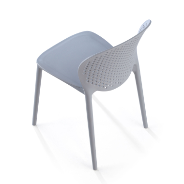 chaise de conference gris tango plastique sans accoudoirs 8