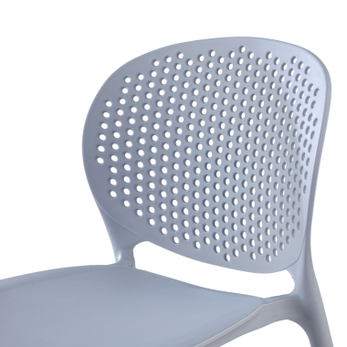 chaise de conference gris tango plastique sans accoudoirs 4