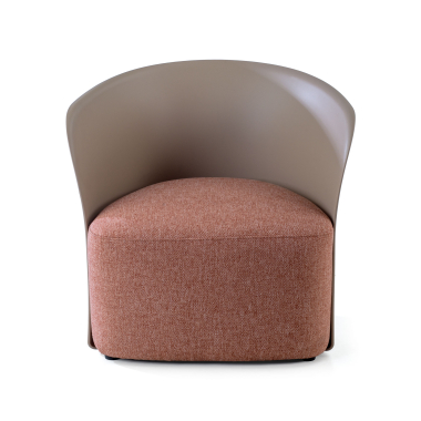chaise salle d attente marron duomo tissu accoudoirs fixes 3