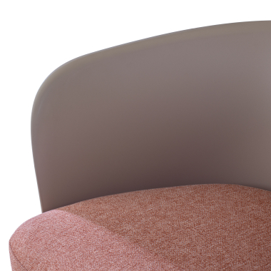chaise salle d attente marron duomo tissu accoudoirs fixes 6