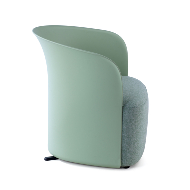 chaise salle d attente vert duomo tissu accoudoirs fixes 4