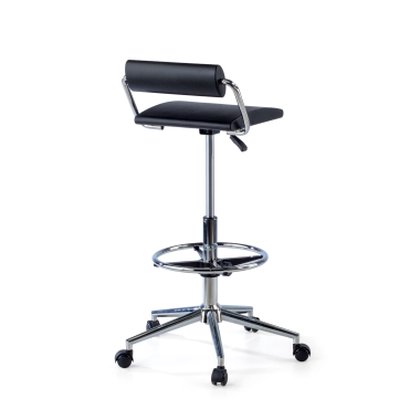 tabouret datelier et de laboratoire noir sans bras plastique sans accoudoirs 7