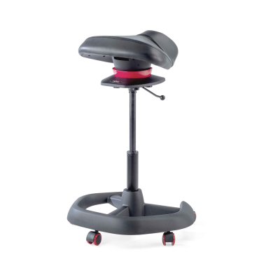 tabouret ergonomique noir irest simil cuir sans accoudoirs 9