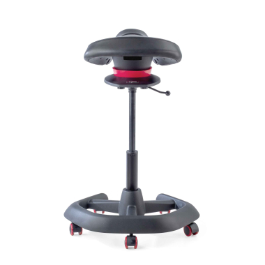 tabouret ergonomique noir irest simil cuir sans accoudoirs 10