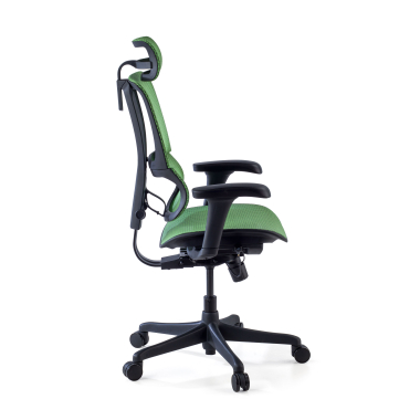 chaise ergonomique vert chaise de bureau maille accoudoirs reglables 3d soutien lombaire appui tete 7