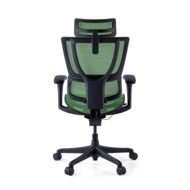 chaise ergonomique vert chaise de bureau maille accoudoirs reglables 3d soutien lombaire appui tete 4