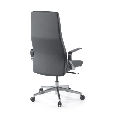 fauteuil de bureau noir weimar cuir authentique accoudoirs rembourres 10