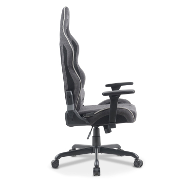 chaise gaming gris breeze tissu accoudoirs mobiles coussin appuie tete appui tete 6
