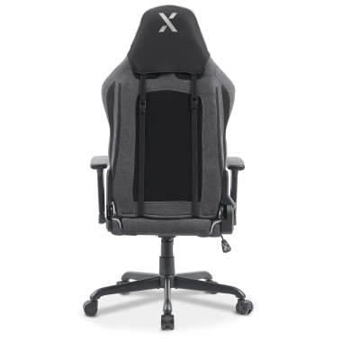 chaise gaming gris breeze tissu accoudoirs mobiles coussin appuie tete appui tete 11