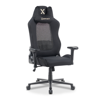 chaise gaming noir vital tissu accoudoirs mobiles coussin appuie tete appui tete 1