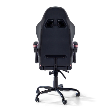chaise gaming rose mist simil cuir accoudoirs rabattables coussin appuie tete appui tete 9