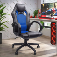 Chaise Gaming Racer, design sportif, rembourrée