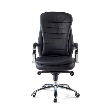 fauteuil de bureau noir atenas simil cuir accoudoirs rembourres 3