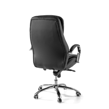 fauteuil de bureau noir atenas simil cuir accoudoirs rembourres 10