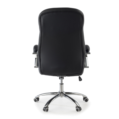 fauteuil de bureau noir rodas simil cuir accoudoirs rembourres 9