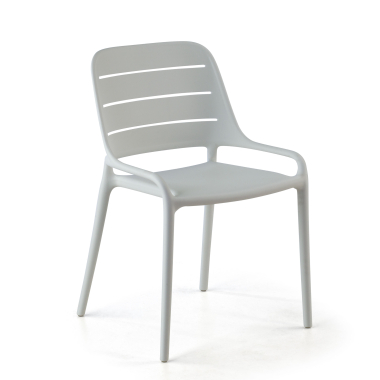 chaise de conference blanc sans bras plastique sans accoudoirs 1