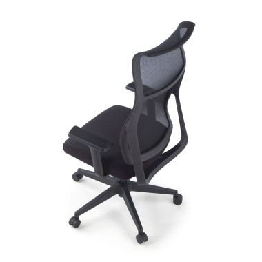 chaise ergonomique noir stay maille accoudoirs mobiles 9