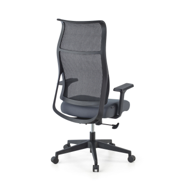 chaise ergonomique gris stay maille accoudoirs mobiles 8