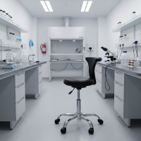 Tabouret médical dentiste pour clinique, esthéticienne, dossier ergonomique