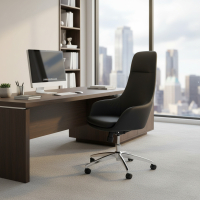 Fauteuil de bureau direction exécutif Luxus, dossier ergonomique