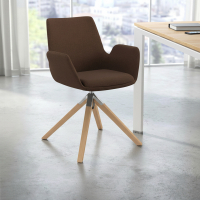 Chaise Scandinave Glamm, Pieds en Bois, Certifiée