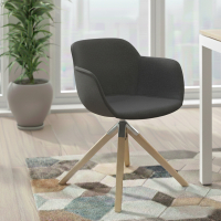 Chaise de Réunion Laure, Pieds en bois, Grande qualité, Rembourrée