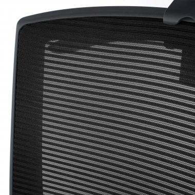 chaise ergonomique noir structure noire appui tete maille accoudoirs reglables 1d soutien lombaire appui tete 9
