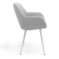 Chaise de conférence Greta, 4 pieds, accoudoirs rembourrés