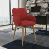 Chaise Scandinave Nora, Pieds en bois, Certifiée