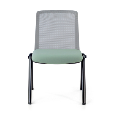 chaise de conference vert dora maille sans accoudoirs 6