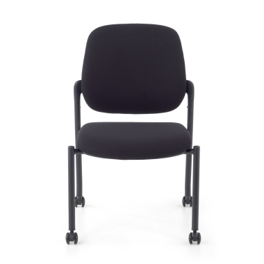 chaise de conference noir sans bras tissu sans accoudoirs 3
