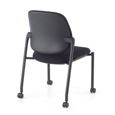 chaise de conference noir sans bras tissu sans accoudoirs 5