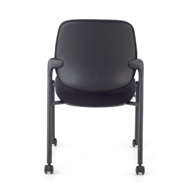chaise de conference noir sans bras tissu sans accoudoirs 6