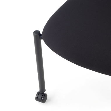 chaise de conference noir sans bras tissu sans accoudoirs 9