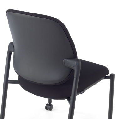 chaise de conference noir sans bras tissu sans accoudoirs 7